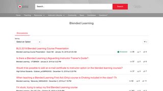 Blended Learning - Instructor's Corner