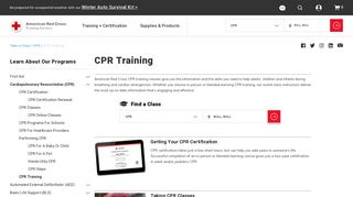 CPR Training - American Red Cross