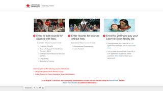 Red Cross instructor - American Red Cross | Course Records
