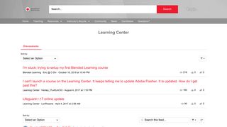Learning Center - Instructor's Corner