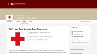 SAF: Hero Care Network Case Caseworker | American Red Cross