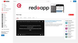 Red e App - YouTube
