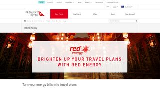 Red Energy - Electricity and Gas Deals | Qantas Points