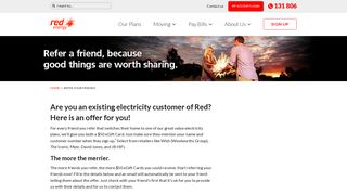 Refer a Friend – Red Energy