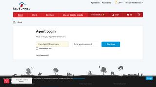 Agent login - Red Funnel