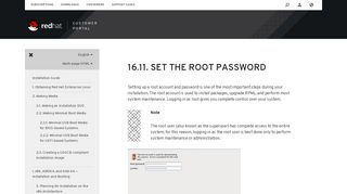 Red Hat Enterprise Linux 6 16.11. Set the Root Password - Red Hat ...