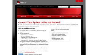 Connect Your System to Red Hat Network