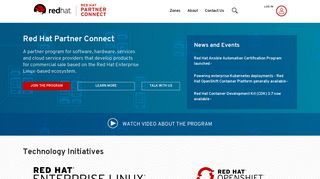 Red Hat Connect for Technology Partners |