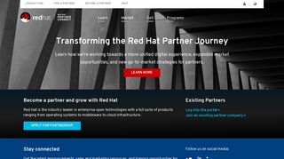 Business Partners Homepage - Red Hat