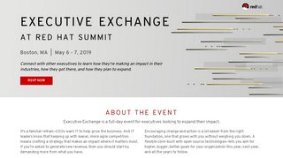 Executive Exchange | Red Hat Summit 2019