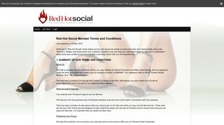 Terms of Use - Red Hot Social