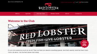 Welcome to the Club | Red Lobster