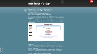 Red lobster employee dish access - minenfeaver19's soup