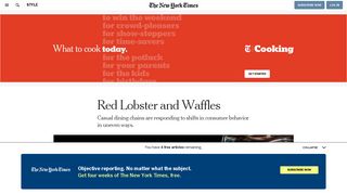 Red Lobster and Waffles - The New York Times