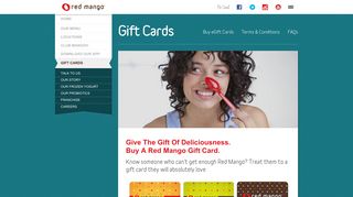 Red Mango | Frozen Yogurt & Smoothies| Online Gift Cards
