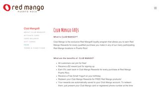 Club Mango FAQs - FAQs — Red Mango Puerto Rico