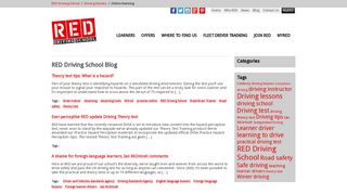 Online learning Archives - RED Driving School