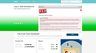 onlinelearning.go-red.co.uk - Log in - RDS IdentityServer ... - Sur.ly