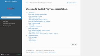 Welcome to the Red Pitaya documentation. — Red Pitaya STEMlab ...