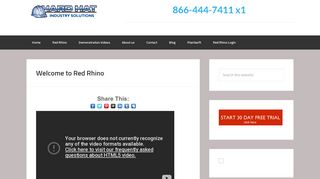 Welcome to Red Rhino - Hard Hat Industry Solutions