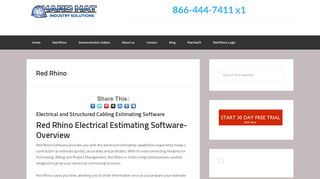 Red Rhino Electrical Estimating Software ... - Hard Hat Industry Solutions