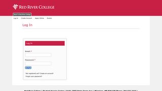 Log In - RRC Future Student Account - Red River College