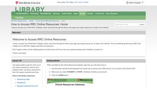 Page Title - How to Login to RRC Online Resources - Guides at Red ...