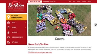 Lehigh Valley Restaurant Group Inc. | Careers | Red Robin