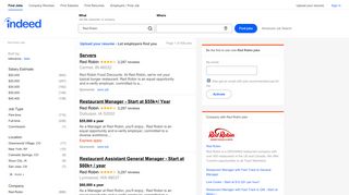 Red Robin Jobs, Employment | Indeed.com