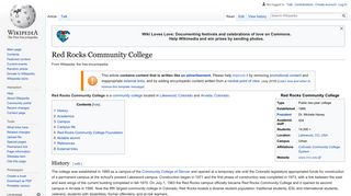 Red Rocks Community College - Wikipedia