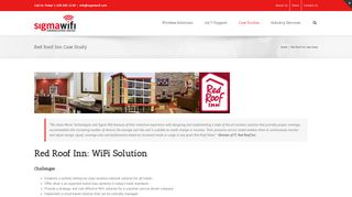 Hotel Red Roof Inn WiFi, NH challenge and wireless hotspot solution