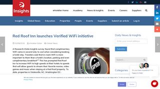 Red Roof Inn launches Verified WiFi initiative - Insights