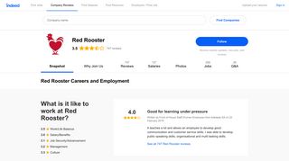 Red Rooster Careers and Employment | Indeed.com