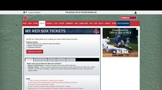 My Red Sox Tickets Guide | Boston Red Sox