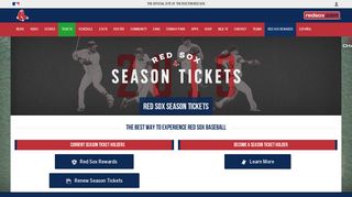 Red Sox Season Tickets | Boston Red Sox - MLB.com