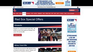Red Sox Special Offers | MLB.com