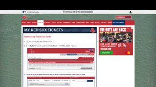 Ticket Toss Guide | Boston Red Sox