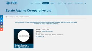 Estate Agents Co-operative Ltd | PSMA Australia