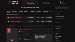 Red Stag Casino - NONSTOPBONUS.COM