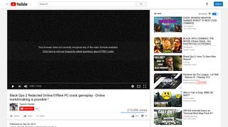 Black Ops 2 Redacted Online/Offline PC crack gameplay - Online ...