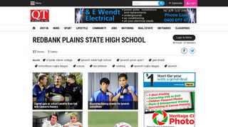 Latest redbank plains state high school articles | Topics | Queensland ...