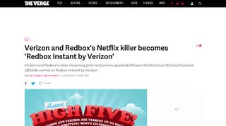 Verizon and Redbox's Netflix killer becomes 'Redbox Instant by ...