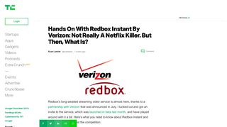 Hands On With Redbox Instant By Verizon: Not Really A Netflix Killer ...