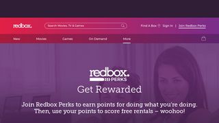Join Redbox Perks
