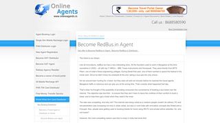 Become RedBus.in Agent