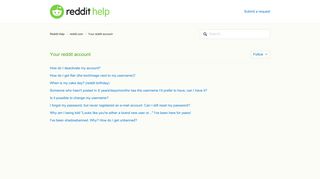 Your reddit account – Reddit Help