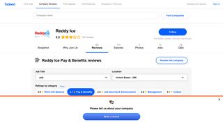 Working at Reddy Ice: 76 Reviews about Pay & Benefits | Indeed.com