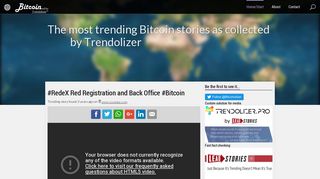 #RedeX Red Registration and Back Office #Bitcoin