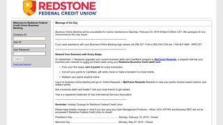 Redstone Federal Credit Union Business