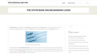 The State Bank Online Banking Login - How To Login Guide